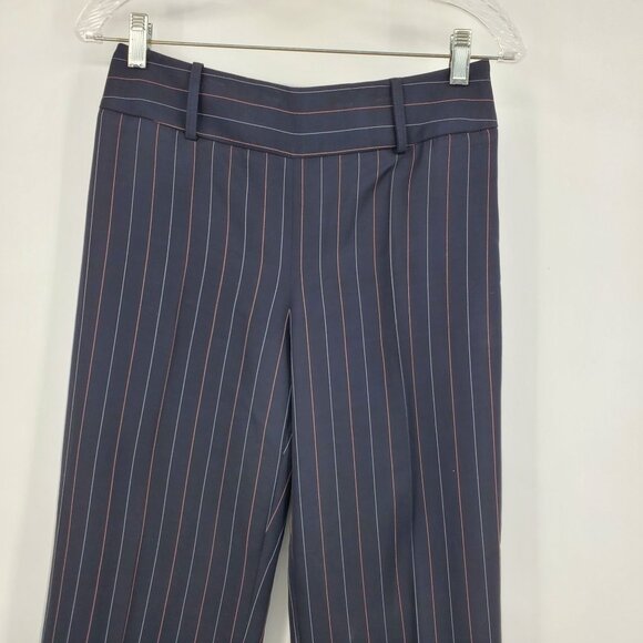 Armani Collezioni Made in Italy Cuffed Hem Multicolor Striped Formal Dress Pants - Picture 5 of 7